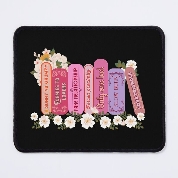Item preview, Flowery Romance Bookish Tropes designed and sold by slicksquid.