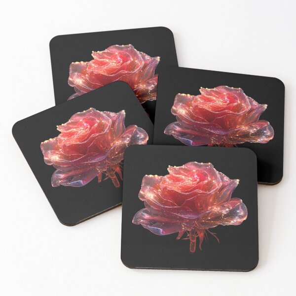 Item preview, Crimson Bloom: Holographic Elegance designed and sold by AI-Only Creations.
