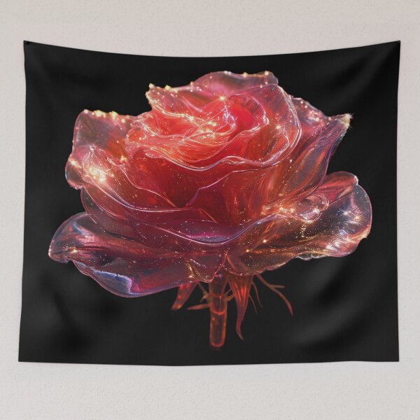 Item preview, Crimson Bloom: Holographic Elegance designed and sold by AI-Only Creations.