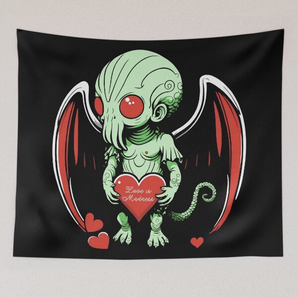 Item preview, Kawaii Cthulhu Cupid: Love Is Madness designed and sold by WolfMerrik.
