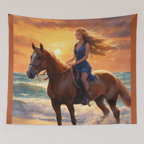 Item preview, HORSE AND GIRL designed and sold by BANKJOB ⭐⭐⭐⭐⭐.