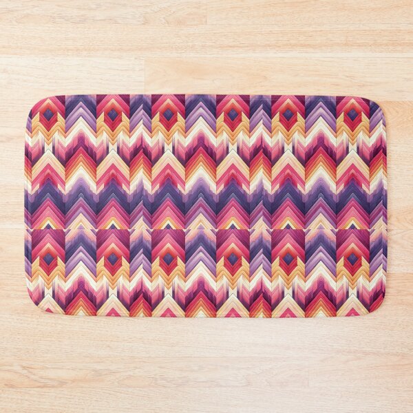 Item preview, Chevron - Purple Yellow Pattern ; Pattern  Herringbone designed and sold by PatternInArt.