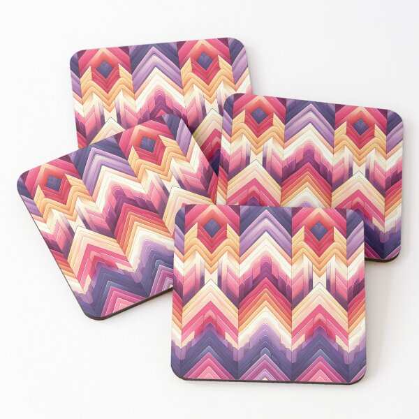 Item preview, Chevron - Purple Yellow Pattern ; Pattern  Herringbone designed and sold by PatternInArt.