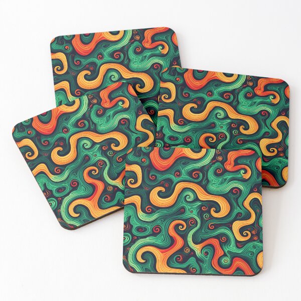 Item preview, Contemporary Fusion: Modern Crazy Design Artwork in Unique Colors designed and sold by Cr-AI-tive.