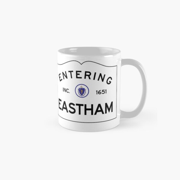Entering Eastham Massachusetts - Commonwealth of Massachusetts Road Sign Classic Mug