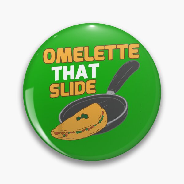 Item preview, Funny. Omelette That Slide designed and sold by DesignDenDo ⭐⭐⭐⭐⭐.