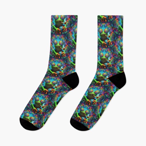 Item preview, Psychedelic Frog Smoking Joint  designed and sold by juss22.