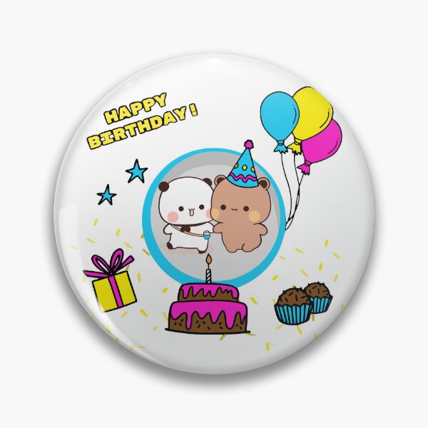 Item preview, Happy Birthday from BuBu Panda to DuDu Bear❤️ designed and sold by Pandety.