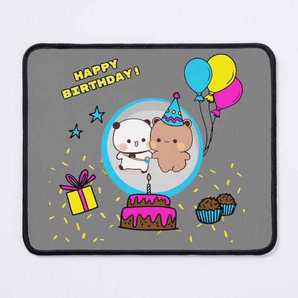 Item preview, Happy Birthday from BuBu Panda to DuDu Bear❤️ designed and sold by Pandety.