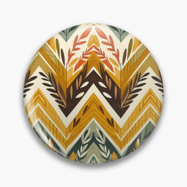 Item preview, Chevron - Yellow Tribal Pattern ; Pattern  Herringbone designed and sold by PatternInArt.