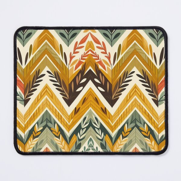 Item preview, Chevron - Yellow Tribal Pattern ; Pattern Herringbone designed and sold by PatternInArt.