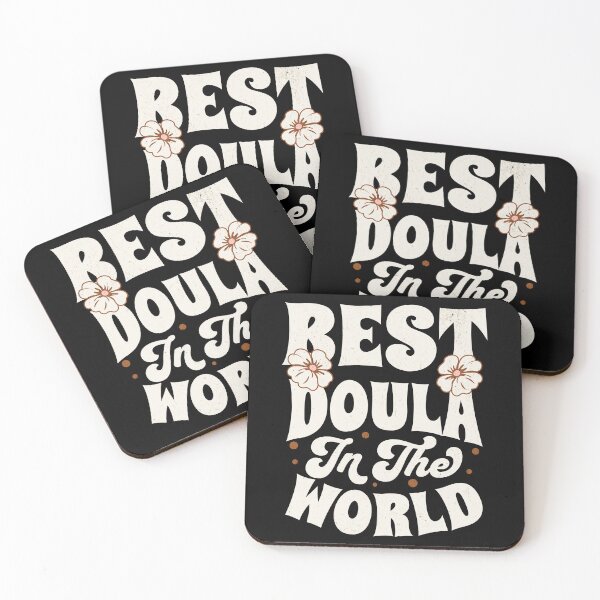 Item preview, Best Doula In The World Cute Flowers Midwife designed and sold by inkedtee.