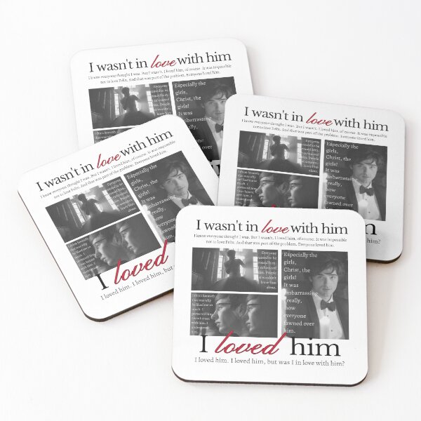 Item preview, Saltburn "I loved him" monologue (Black & white) designed and sold by ErikaRini.