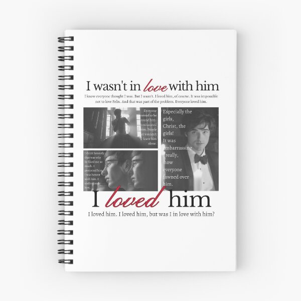 Item preview, Saltburn "I loved him" monologue (Black & white) designed and sold by ErikaRini.