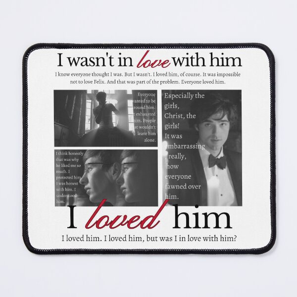 Item preview, Saltburn "I loved him" monologue (Black & white) designed and sold by ErikaRini.