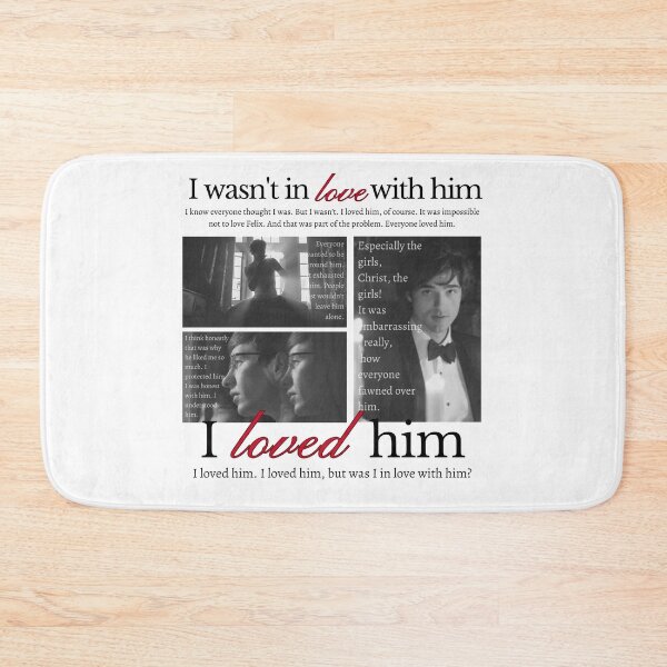 Item preview, Saltburn "I loved him" monologue (Black & white) designed and sold by ErikaRini.