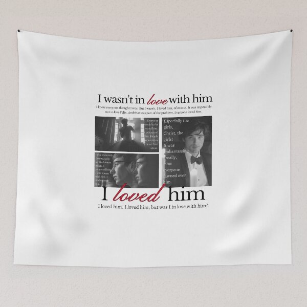 Item preview, Saltburn "I loved him" monologue (Black & white) designed and sold by ErikaRini.