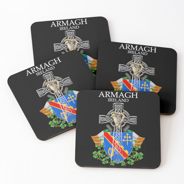 Item preview, ✅ Armagh Ireland Irish Celtic Cross & Crest designed and sold by REAL IRISH GIFTS.