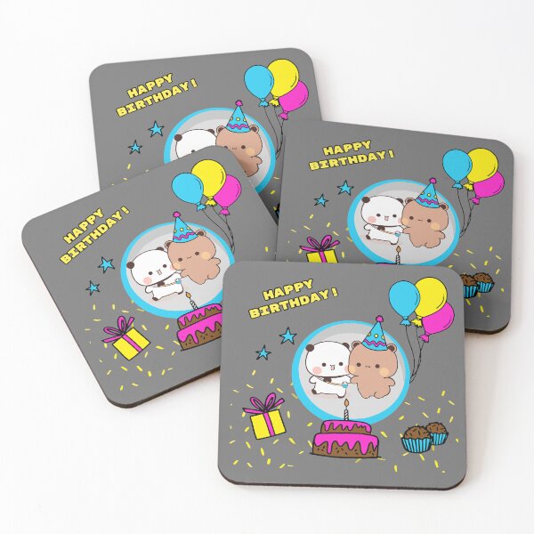 Item preview, Happy Birthday from BuBu Panda to DuDu Bear❤️ designed and sold by Pandety.