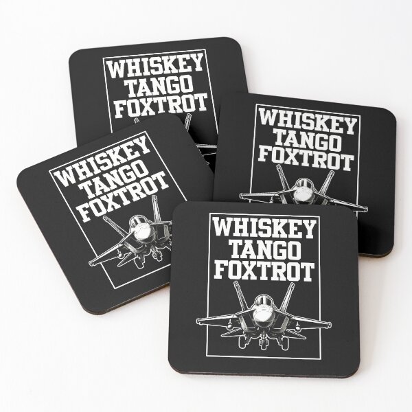 Item preview, Whiskey Tango Foxtrot Fighter Jet designed and sold by DetourShirts.