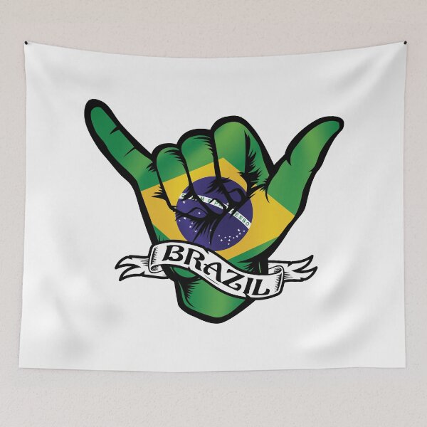 Item preview, Brazil Shaka Hand designed and sold by package11.