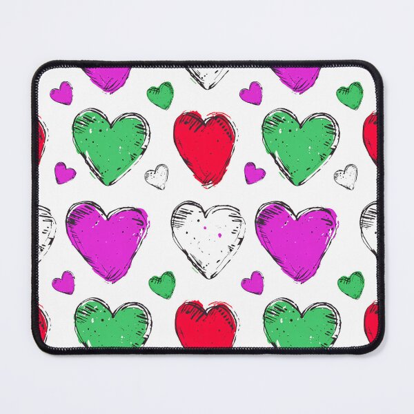 Item preview, Funky hearts pattern designed and sold by randrdesign.