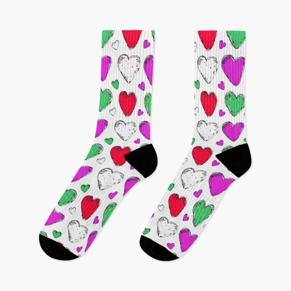 Item preview, Funky hearts pattern designed and sold by randrdesign.