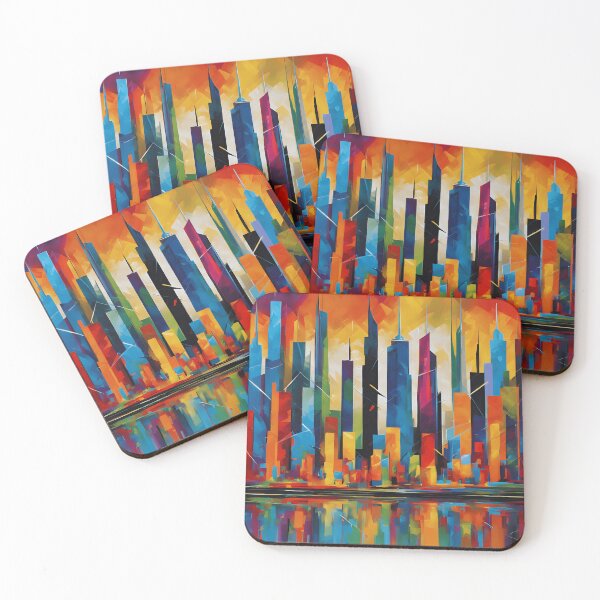 Item preview, Abstract Skyline designed and sold by colorvisionart.