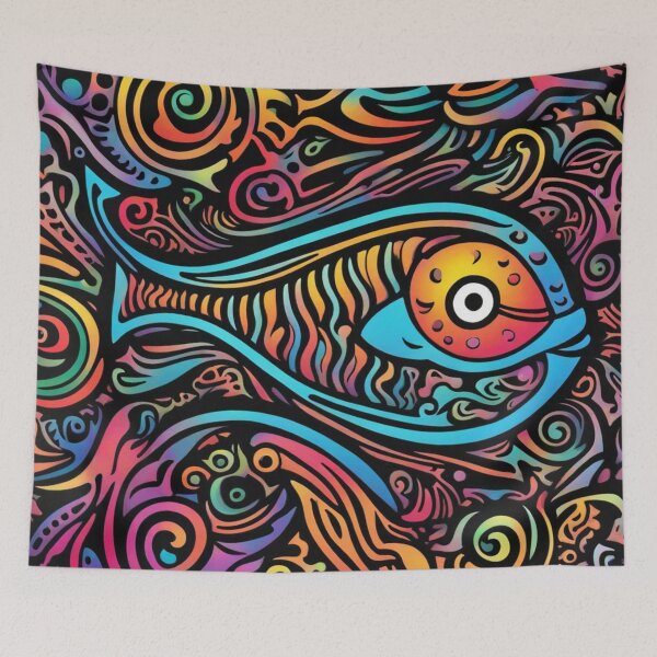 Item preview, Fish In The Ocean Deep Design designed and sold by Owl-o-the-wisp.