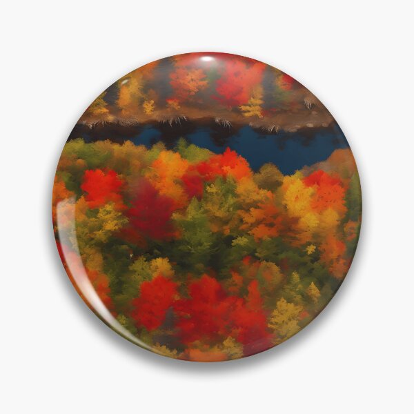 Item preview, Riverside Autumn in New England designed and sold by colorvisionart.
