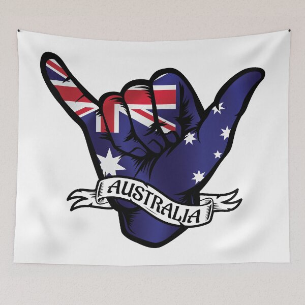 Item preview, Australia Shaka Hand designed and sold by package11.