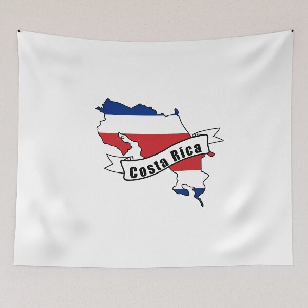Item preview, Costa Rica Map designed and sold by J.P Graphic Studio.