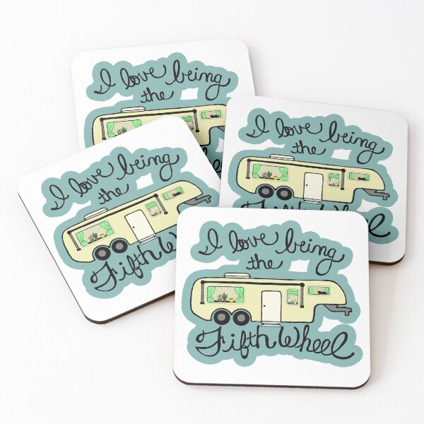 Item preview, I Love Being the Fifth Wheel - Cat Version designed and sold by ScribbL-ScrabbL.