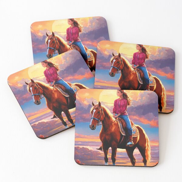 Item preview, NIÑA CON UN CABALLO designed and sold by BANKJOB ⭐⭐⭐⭐⭐.
