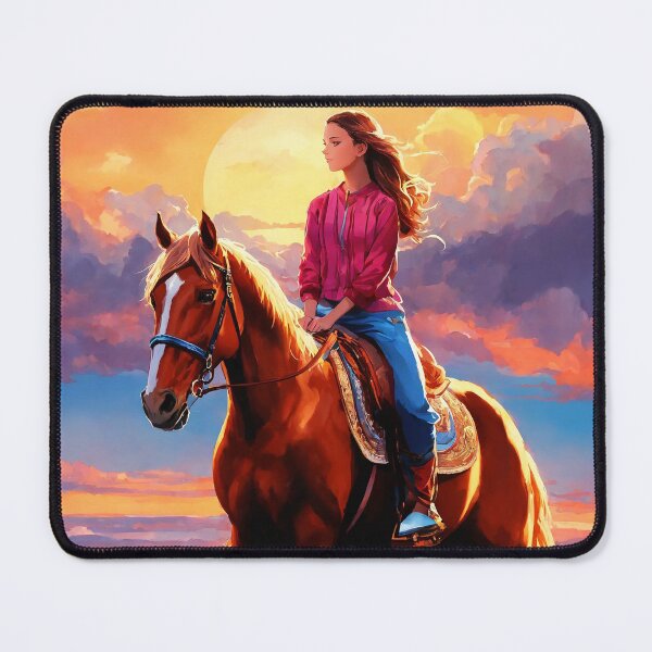Item preview, GIRL WITH A HORSE designed and sold by BANKJOB ⭐⭐⭐⭐⭐.