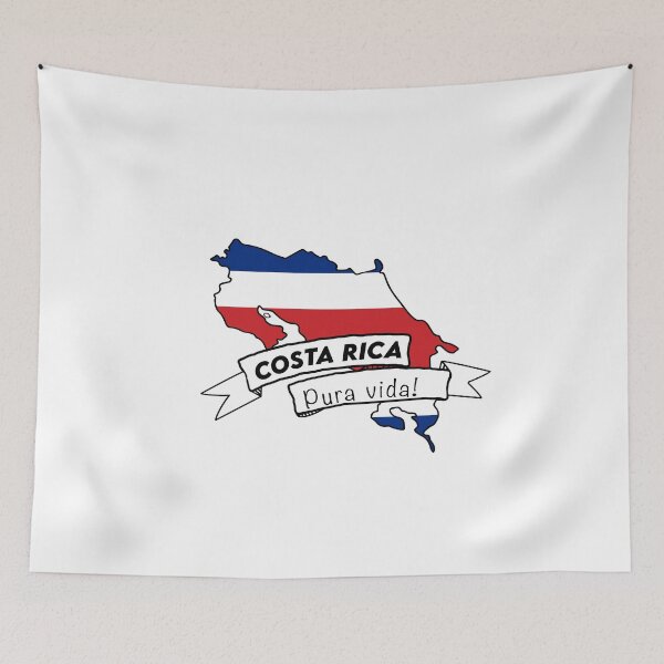 Item preview, Costa Rica Map designed and sold by J.P Graphic Studio.