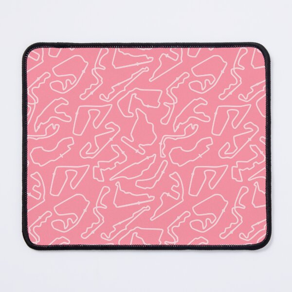 Item preview, F1 Race Tracks in Salmon Pink designed and sold by David Speed Design.