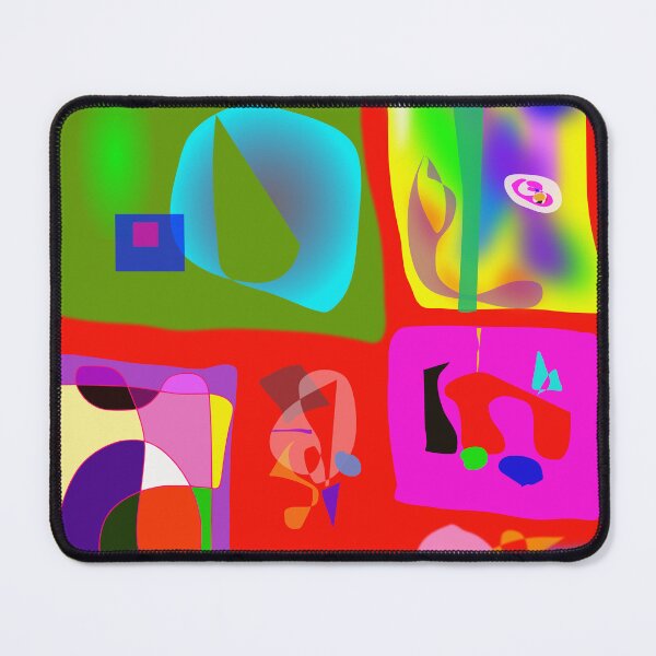 Item preview, Colorful Abstract Art Composition with Vibrant Shapes designed and sold by masabo.