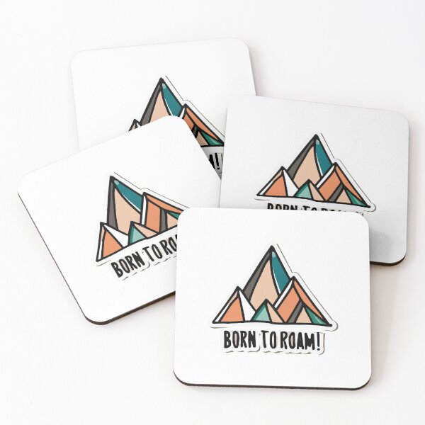 Item preview, Born to Roam Mountain Peak Illustration designed and sold by NiftyWrx.