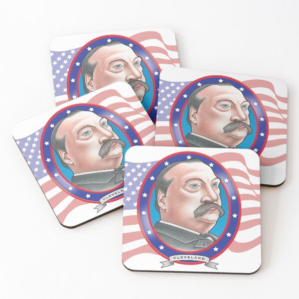 Item preview, Grover Cleveland Caricature designed and sold by FunFaces.