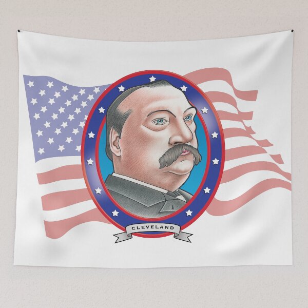 Item preview, Grover Cleveland Caricature designed and sold by FunFaces.