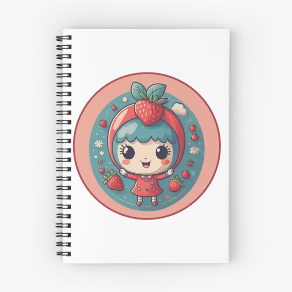 Item preview, "Fruity Cuties Collection: Adorable Delights Galore" Strawberry designed and sold by Lahate.