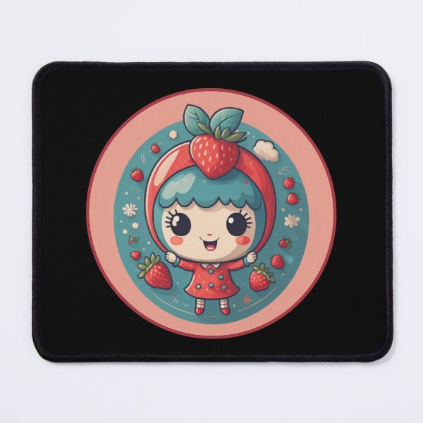 Item preview, "Fruity Cuties Collection: Adorable Delights Galore" Strawberry designed and sold by Lahate.