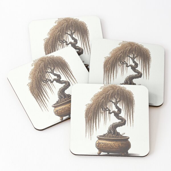 Item preview, Weeping willow as a bonsai designed and sold by KumaPrintART.