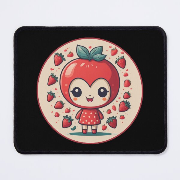 Item preview, "Fruity Cuties Collection: Adorable Delights Galore" Strawberry designed and sold by Lahate.