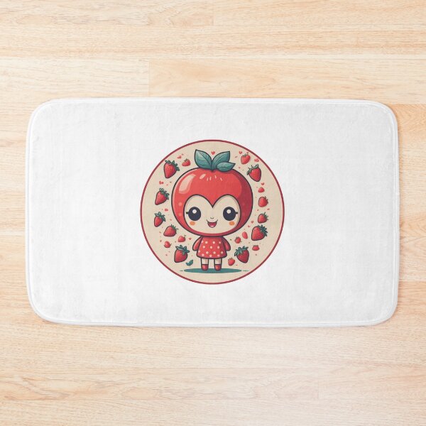 Item preview, "Fruity Cuties Collection: Adorable Delights Galore" Strawberry designed and sold by Lahate.