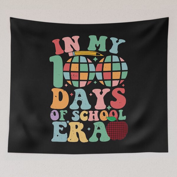 Item preview, In My 100 Days of School Era Retro Smile 100th Day of School  designed and sold by FROUZA Design.