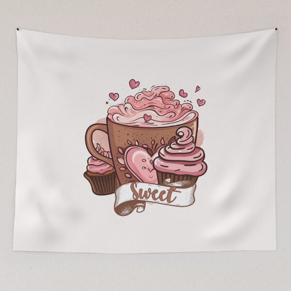 Item preview, Cute Valentine's Coffee designed and sold by HappyLifeCreate.