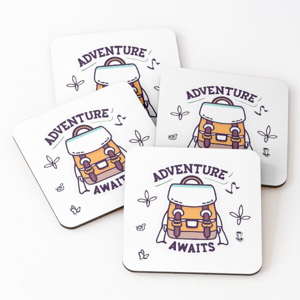 Item preview, Adventure Awaits Classic Scout Knapsack designed and sold by NiftyWrx.