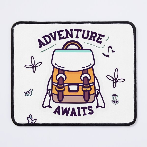 Item preview, Adventure Awaits Classic Scout Knapsack designed and sold by NiftyWrx.